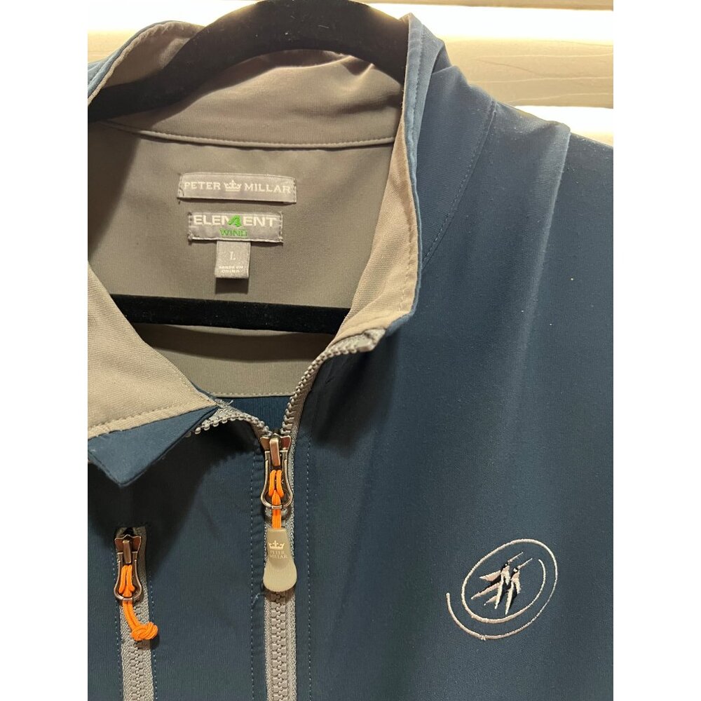 Peter Millar Element E4 Golf Windbreaker Jacket -‎ Size - L - Picture 2 of 5